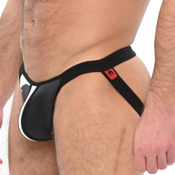 Sparta's Harness Jockstrap Troy Noir-Blanc
